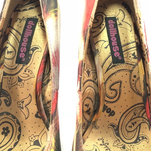 Dollhouse multicoloured round toe platform heels - Picture 9 of 9